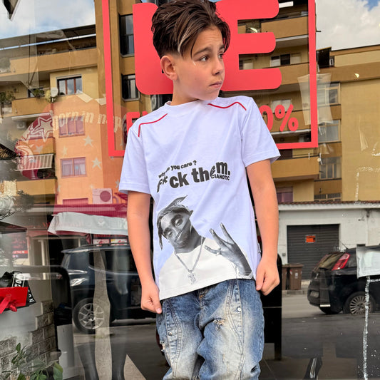 CB/2 PAC T-SHIRT BIMBO BIANCA - T-shirt bimbo - CIANOTIC