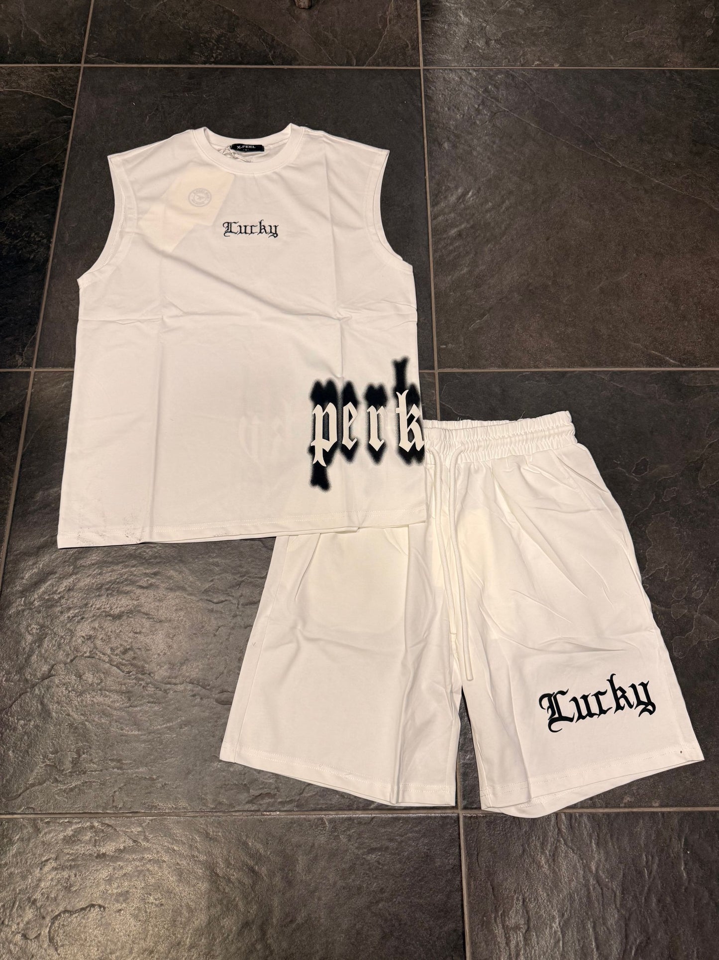 76115 COMPLETO BIANCO - Completo uomo -