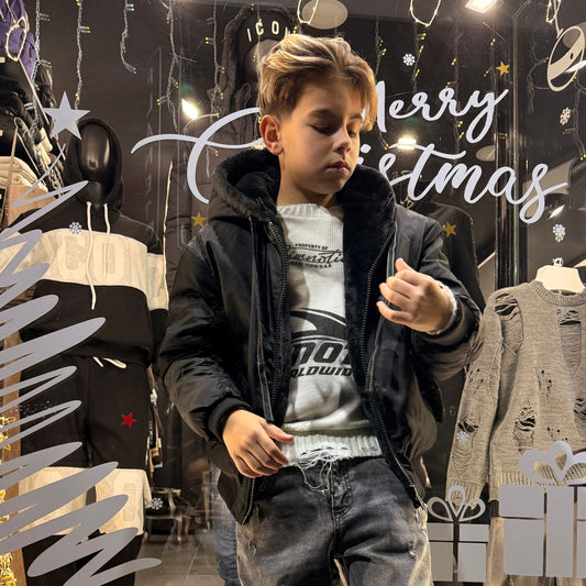 SZ147 GIUBBINO BIMBO REVERSIBILE - GIUBBINO BIMBO - IO CHICO