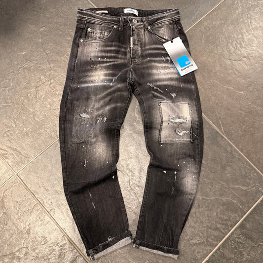 NEW FIT DC4 BLACK - Jeans uomo - CIANOTIC