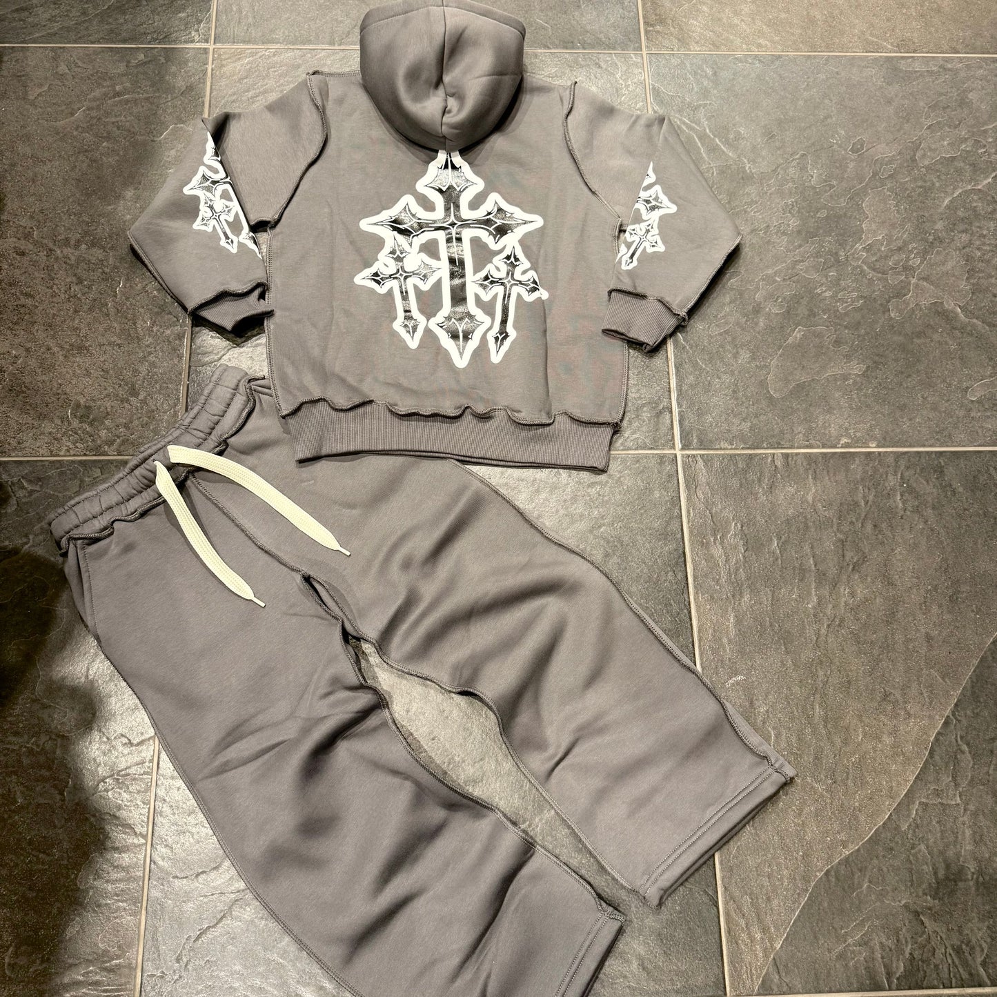 CB TRACK SUIT GRIGIO - JEANS BIMBO - CIANOTIC