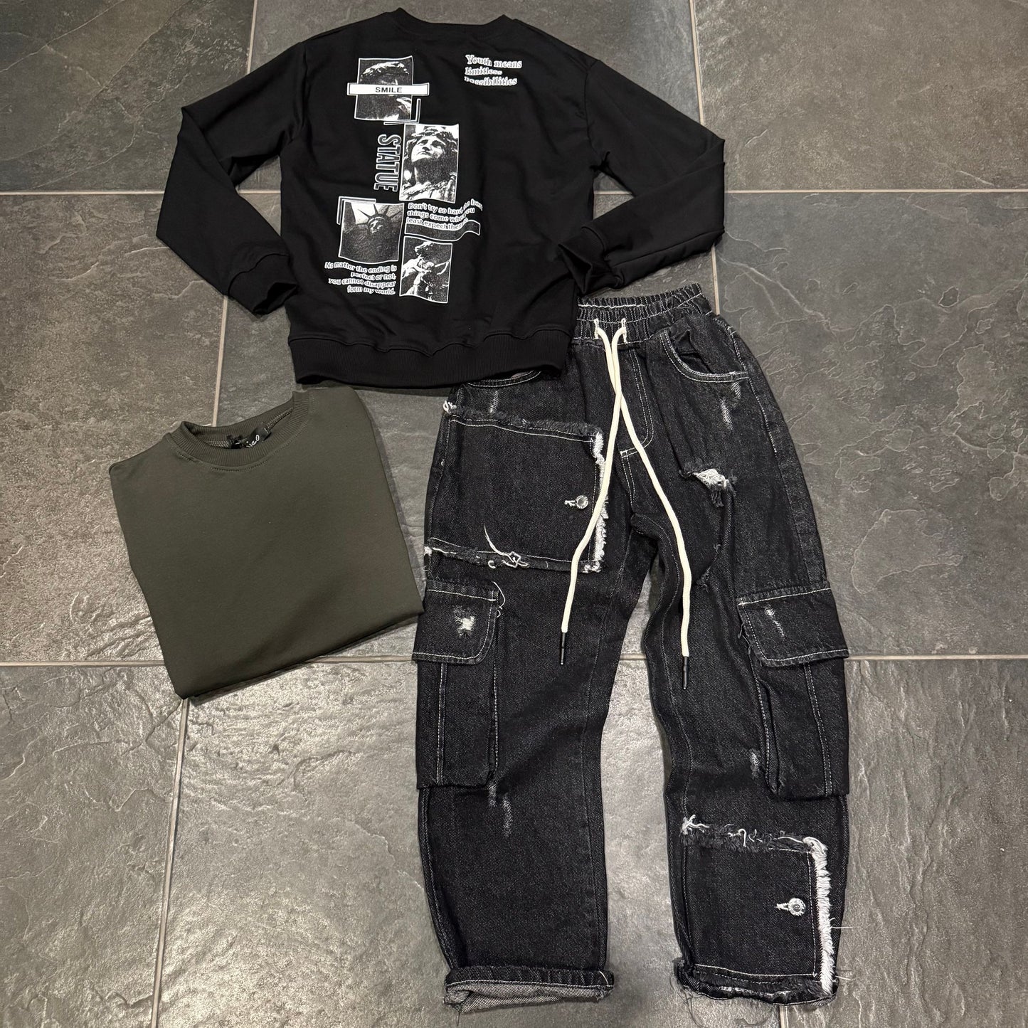 J335 JEANS CARGO BIMBO - JEANS BIMBO - IO CHICO