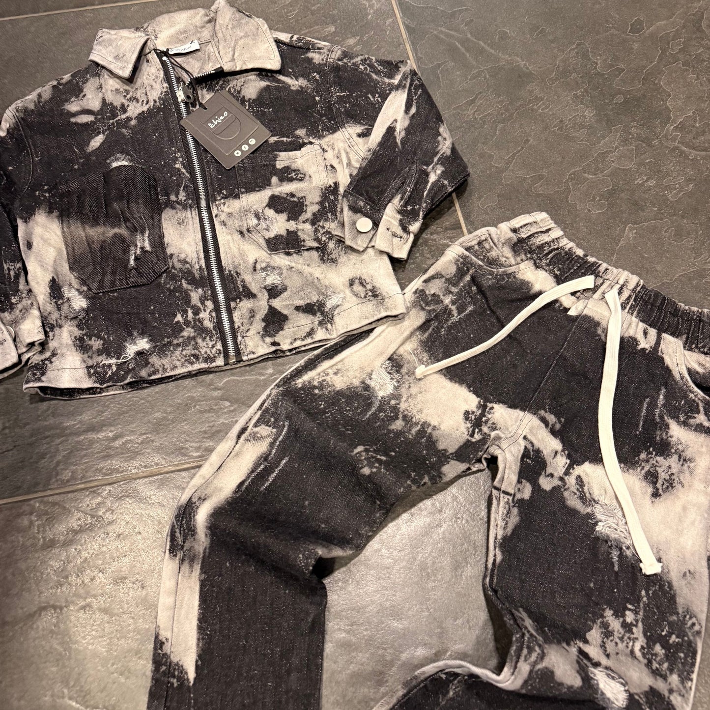 CORDSET 301225 NERO BIMBO - Coordinato bimbo/junior - IO CHICO