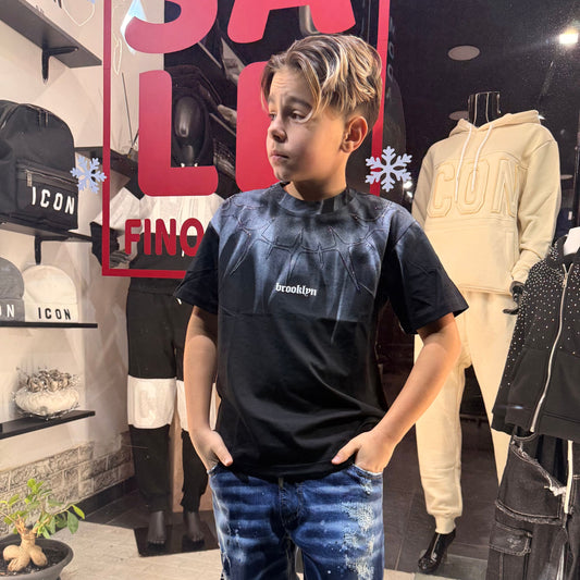 SZ173 T-HSIRT NERA BIMBO - T-shirt bimbo - IO CHICO