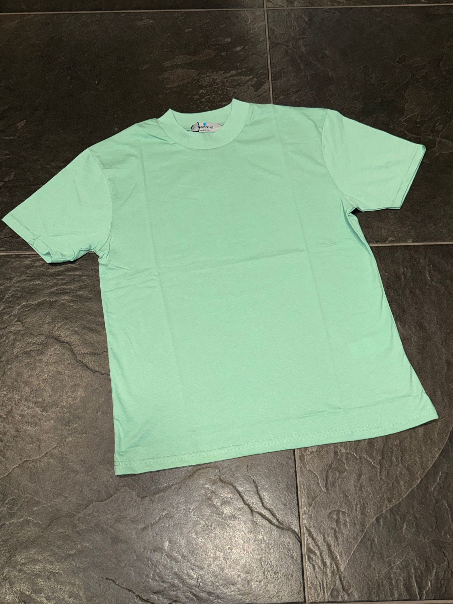 T/COLLO ALTO REGULAR MENTA - T-shirt uomo - CIANOTIC