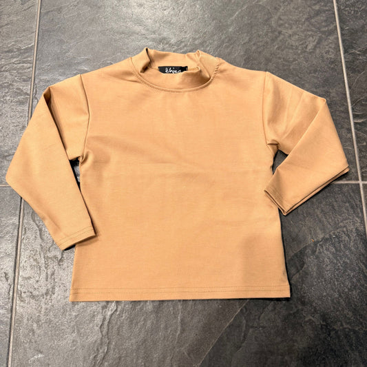 521 T-SHIRT MANICA LUNGA BIMBO BEIGE - T-shirt bimbo - IO CHICO