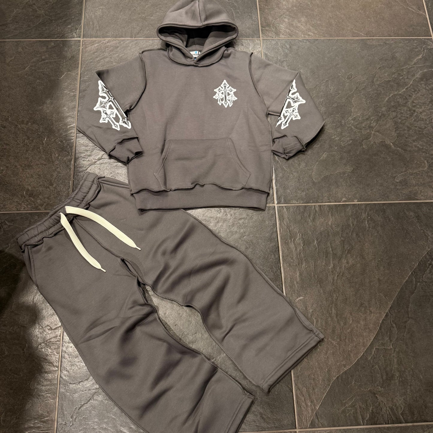 CB TRACK SUIT GRIGIO - JEANS BIMBO - CIANOTIC