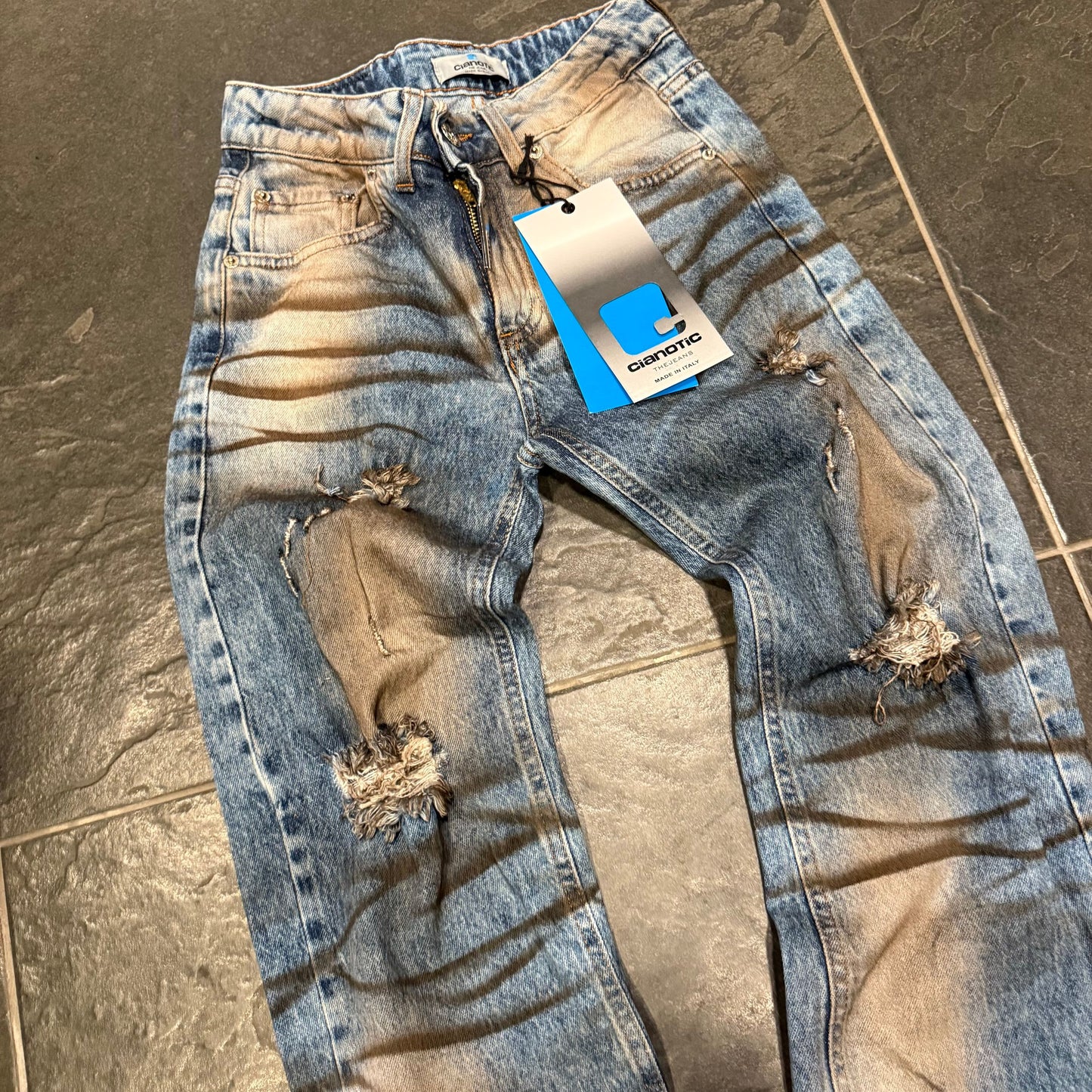 CB BAGGY KAVIN BLU - JEANS BIMBO - CIANOTIC