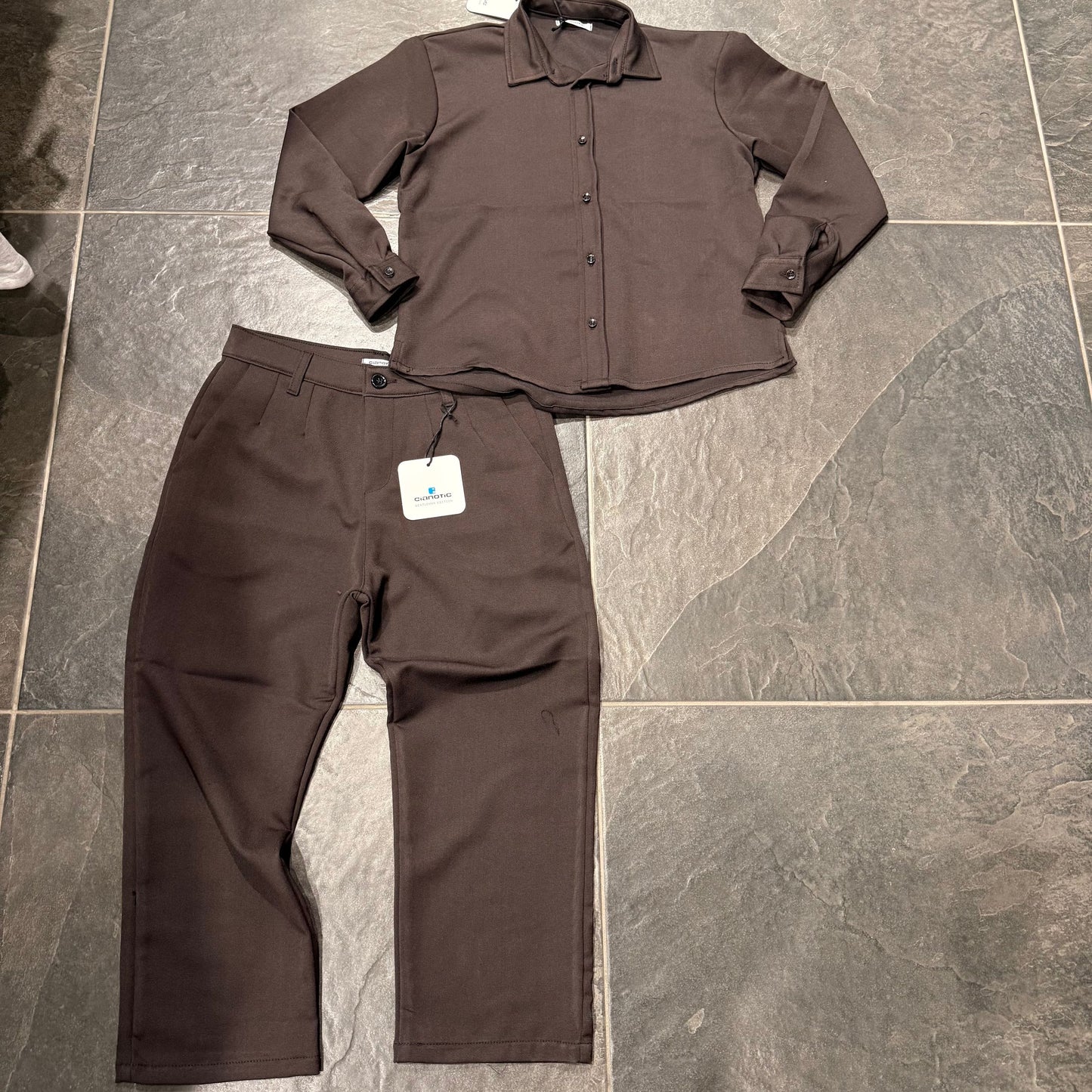 CB CORDSET ATTITUDE BIMBO MORO - Coordinato bimbo/junior - CIANOTIC