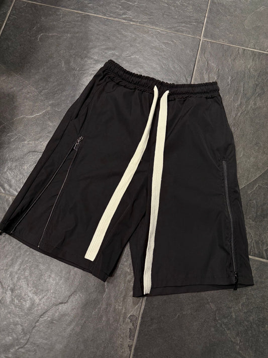 P829 BERMUDA UOMO NERO - bermuda uomo -