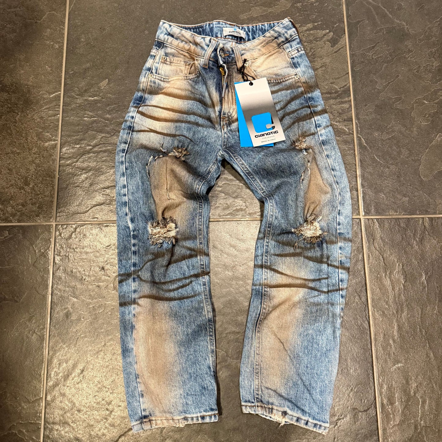 CB BAGGY KAVIN BLU - JEANS BIMBO - CIANOTIC