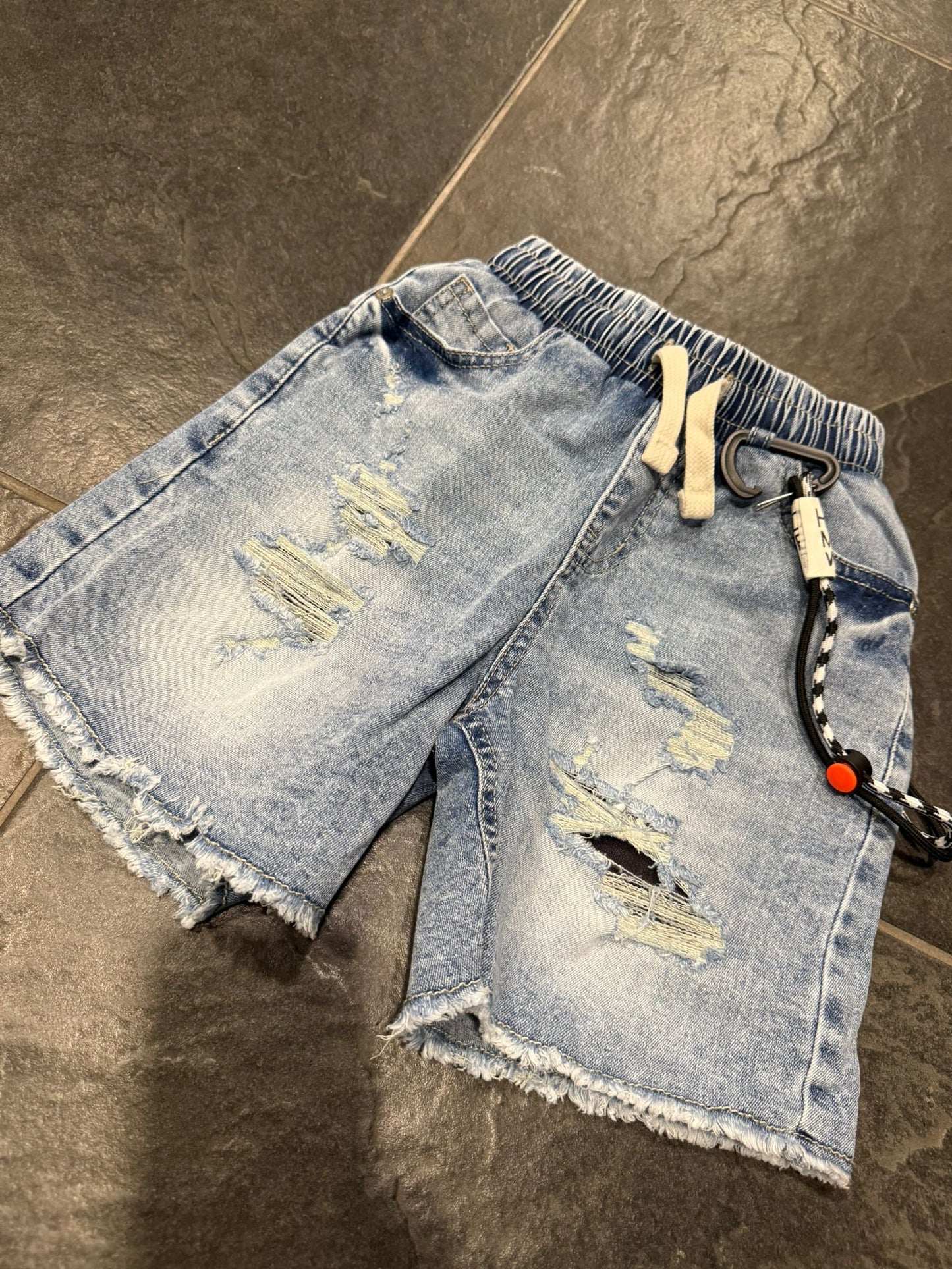 ST-9924 SHORT JEANS BIMBO BLU - short bimbo -