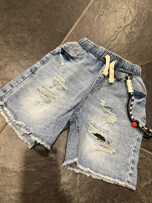ST-9924 SHORT JEANS BIMBO BLU - short bimbo -