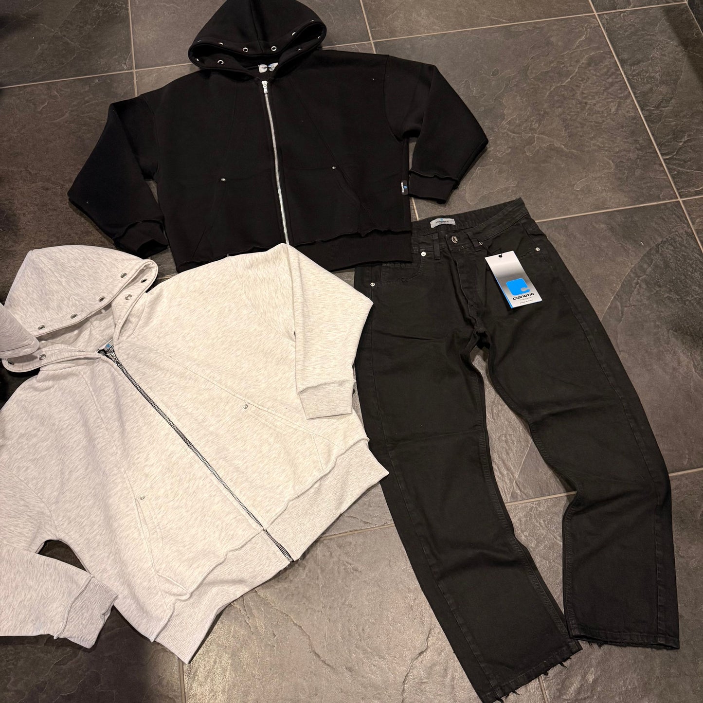 STRAIGHT FIT COTTON. - Jeans uomo - CIANOTIC