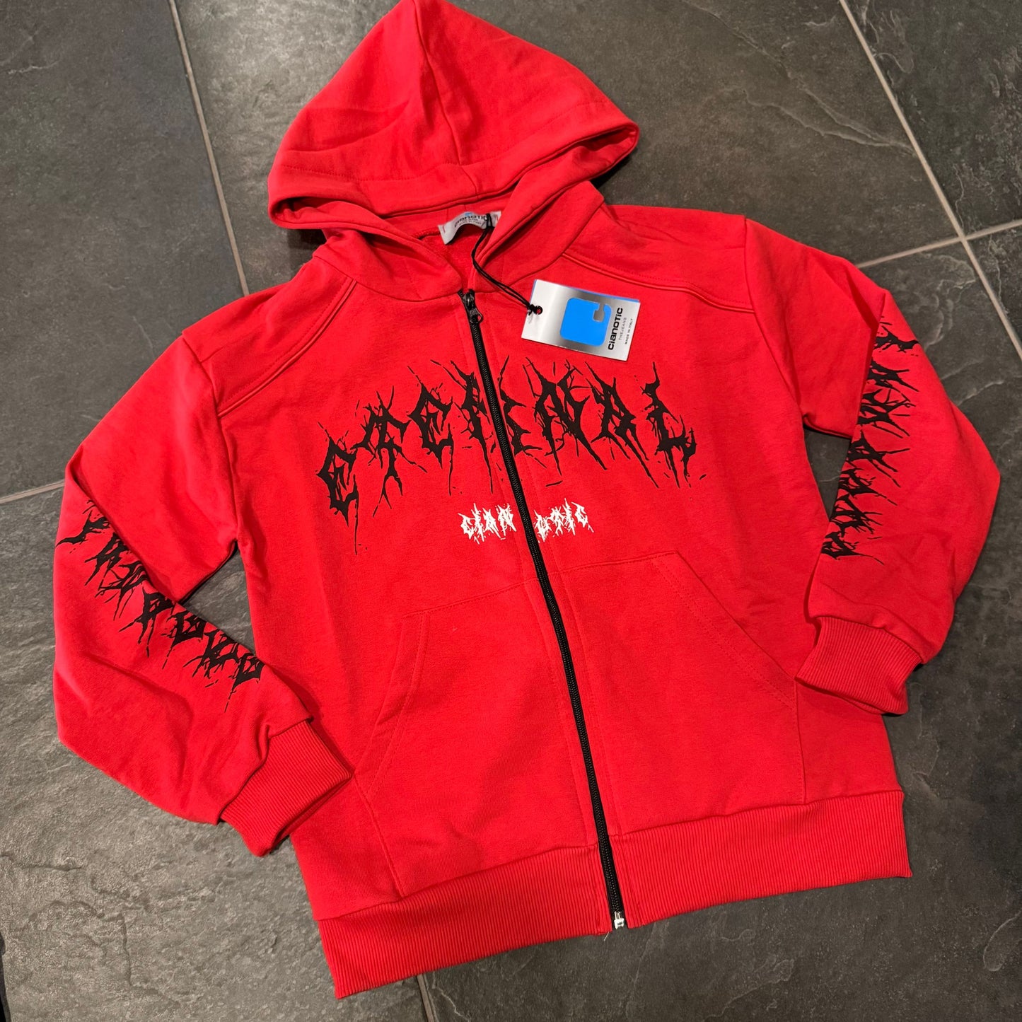 CB/HOODIE ETERNAL ROSSA - felpa bimbo - CIANOTIC