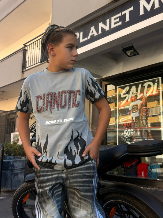 CB /FIRE-MOD SAGE - T-shirt bimbo - CIANOTIC