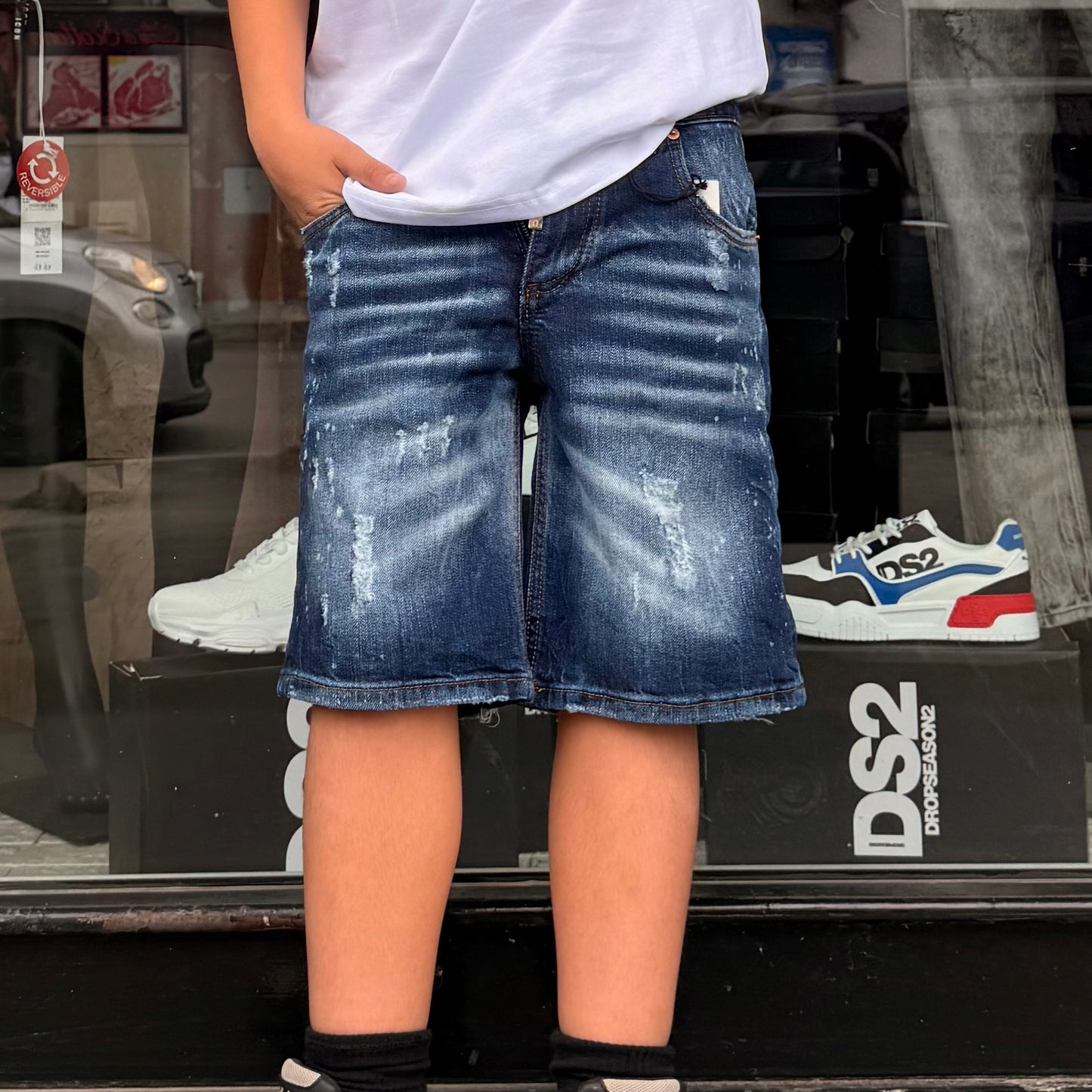 CB SHORT RC7 BLUE - short bimbo - CIANOTIC