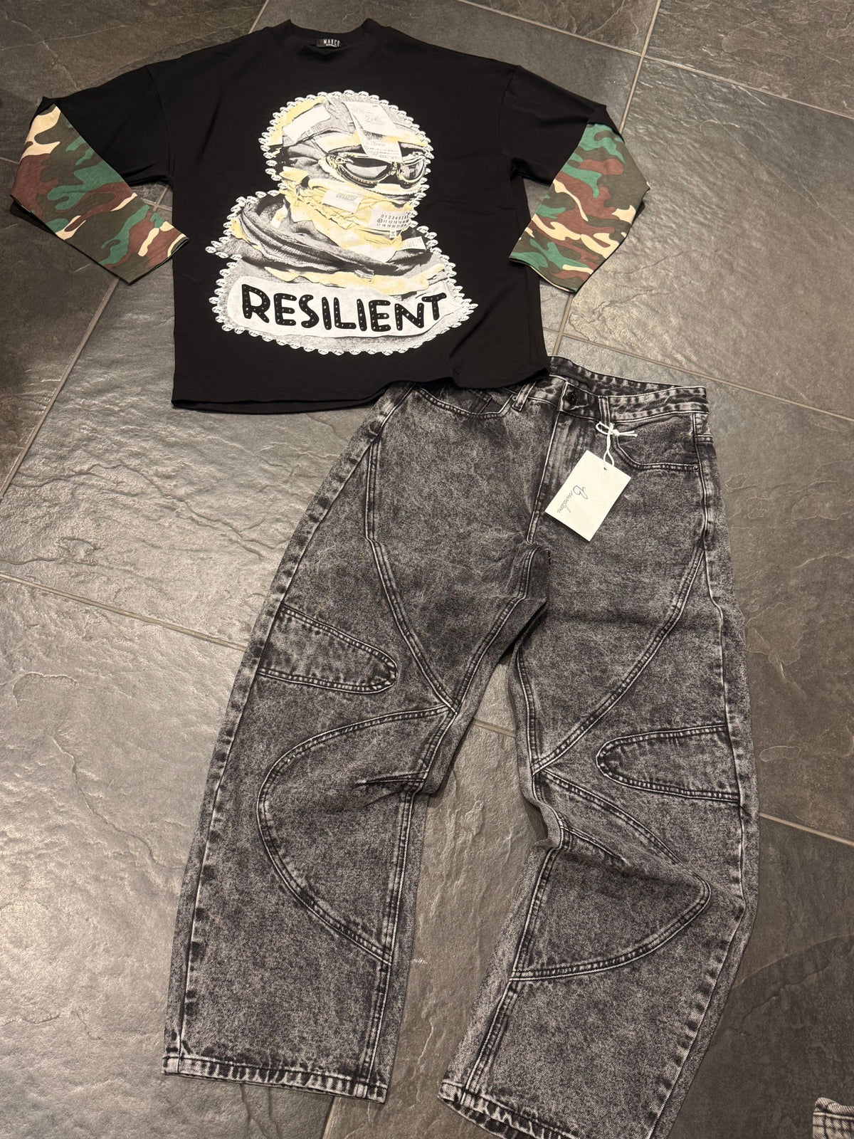 KK3201 JEANS BALLOON FIT - Jeans uomo -