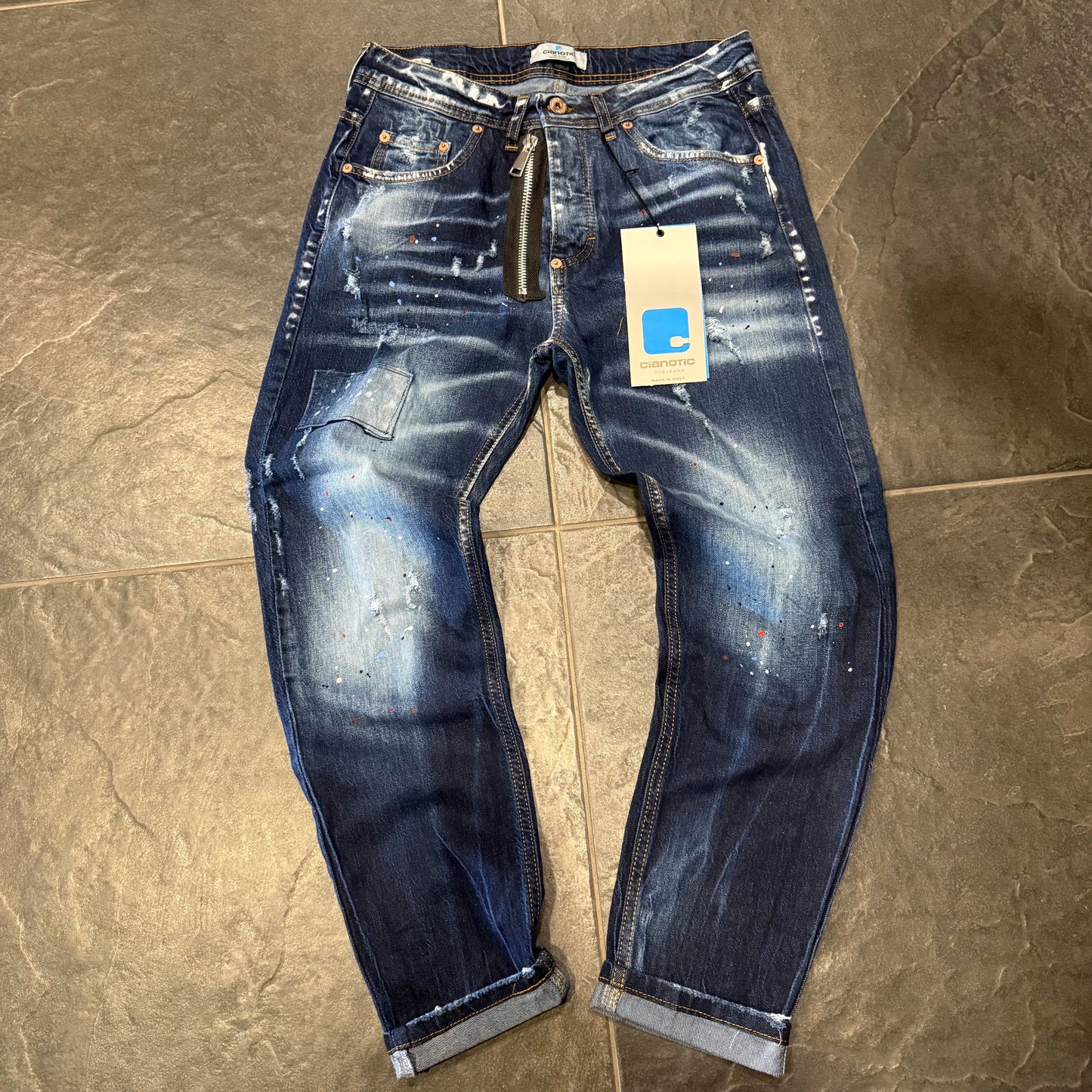 NEW FIT DIFFERENT BLU - Jeans uomo - CIANOTIC