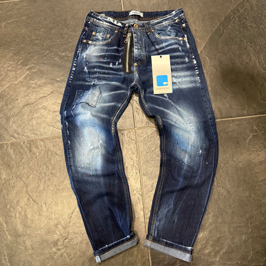 NEW FIT DIFFERENT BLU - Jeans uomo - CIANOTIC