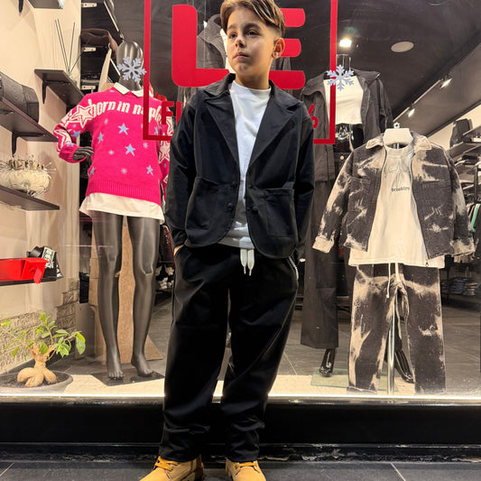 200285 CORDSET NERO - Completo bimbo - CIANOTIC