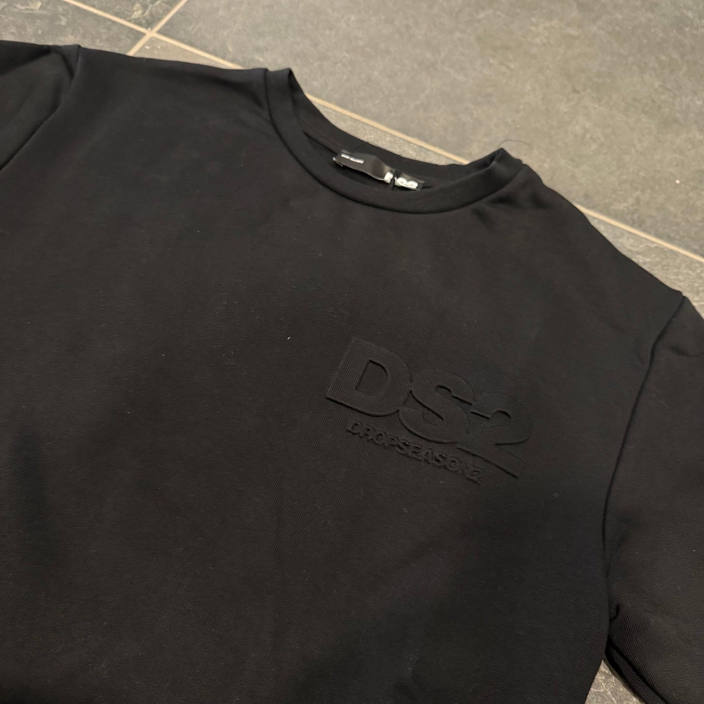 FW25282 FELPA DS2 NERA - FELPA UOMO - DROP SEASON 2