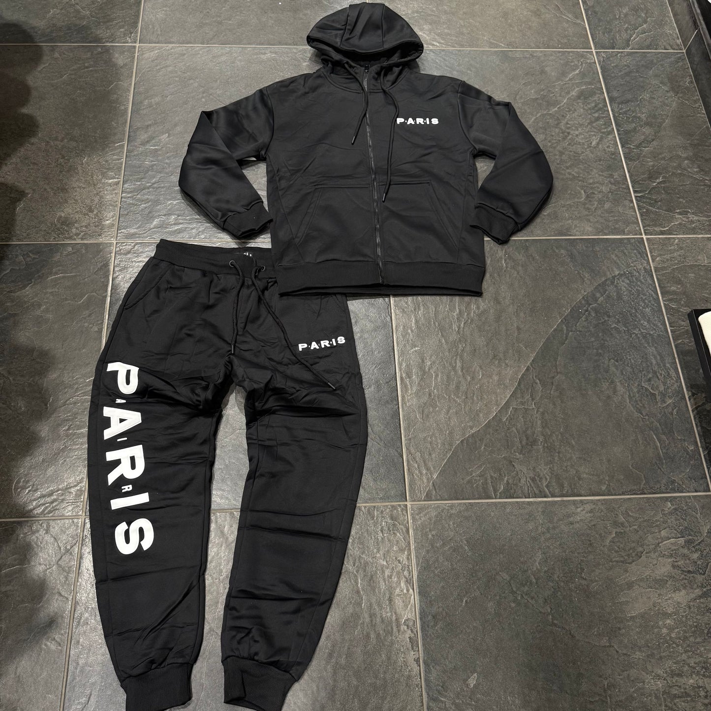 FF-5611A TUTA PARIS UOMO NERA - tuta uomo -