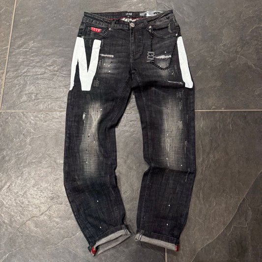 ICUF2W6D011 JEANS ICON DARK GREY - Jeans uomo - icon