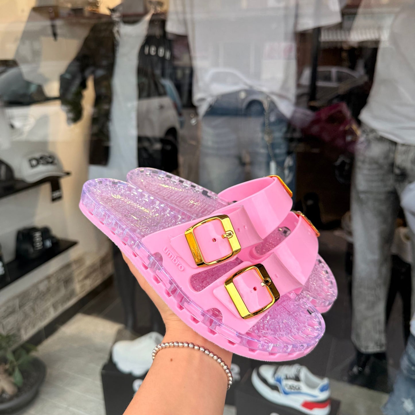 CIABATTE UMBRO ROSA - Ciabatte donna -