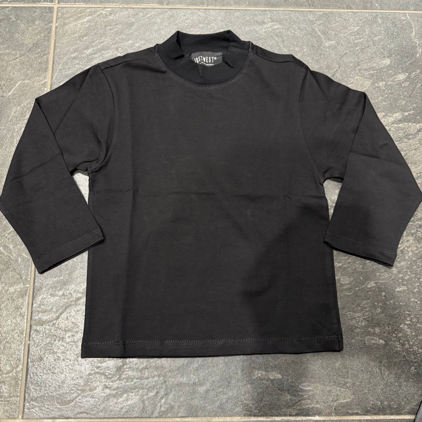 BT25 T-SHIRT MANICA LUNGA NERA - T-shirt bimbo - just man