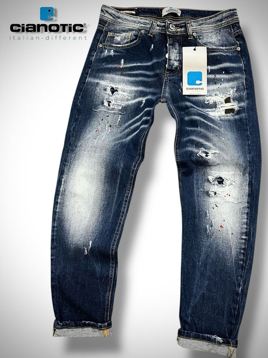 NEW FIT D25 BLUE - Jeans uomo - CIANOTIC