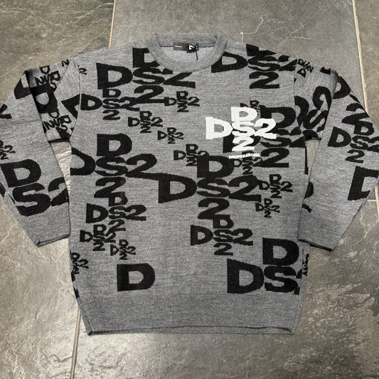 FW252107 MAGLIONCINO DS2 GRIGIO - Maglieria uomo - DROP SEASON 2