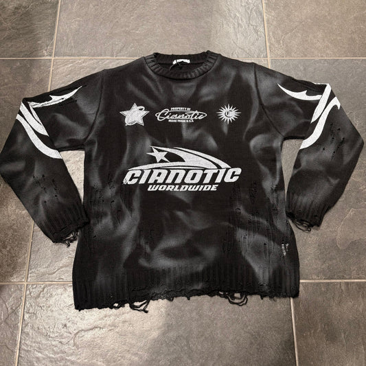 ML/WORLDWIDE NERO - Maglieria uomo - CIANOTIC