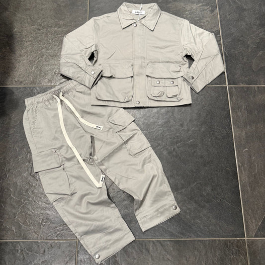 SZ-153 COORDINATO GRIGIO BIMBO - Completo bimbo - IO CHICO