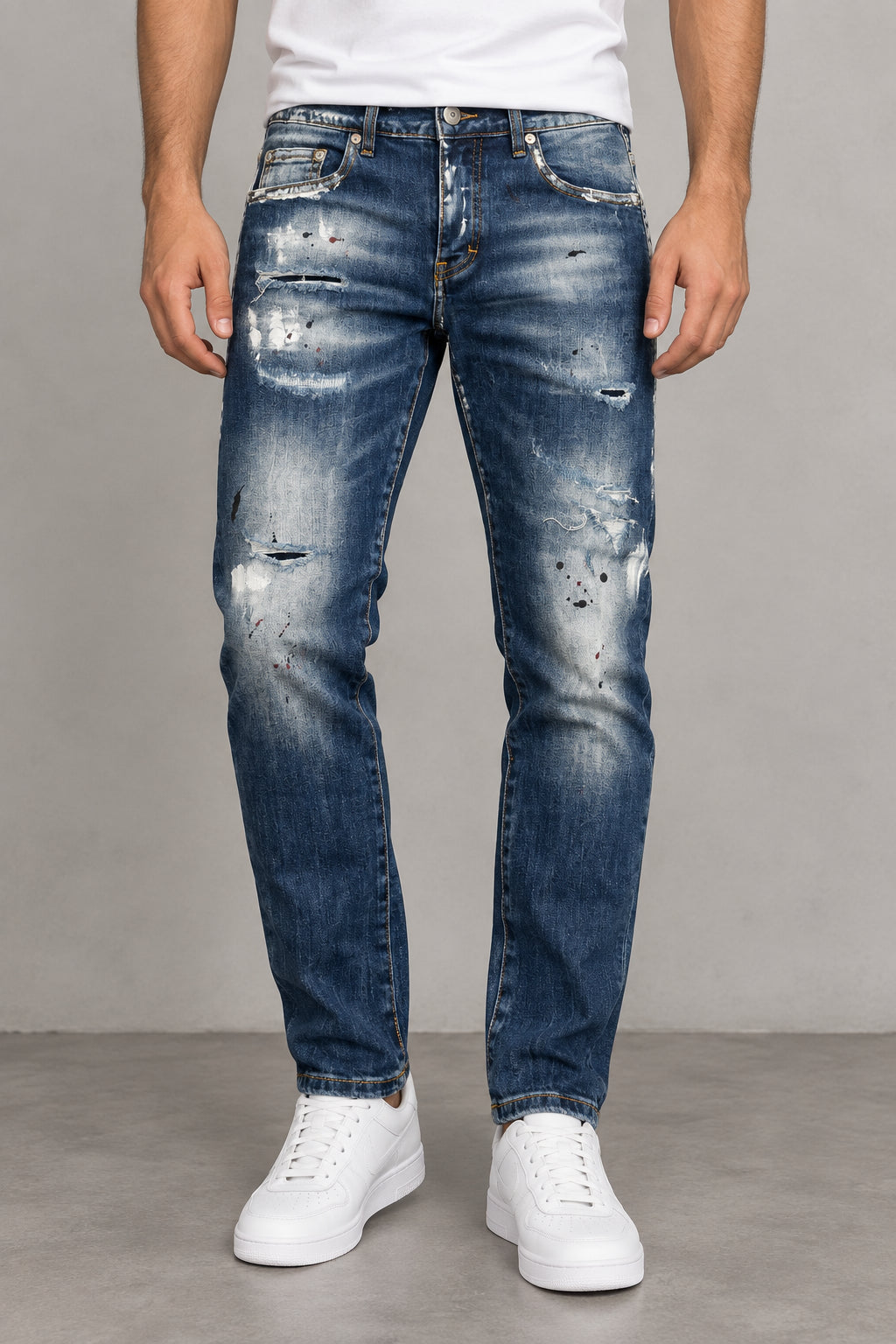 NEW FIT C 02 BLU - Jeans uomo - CIANOTIC