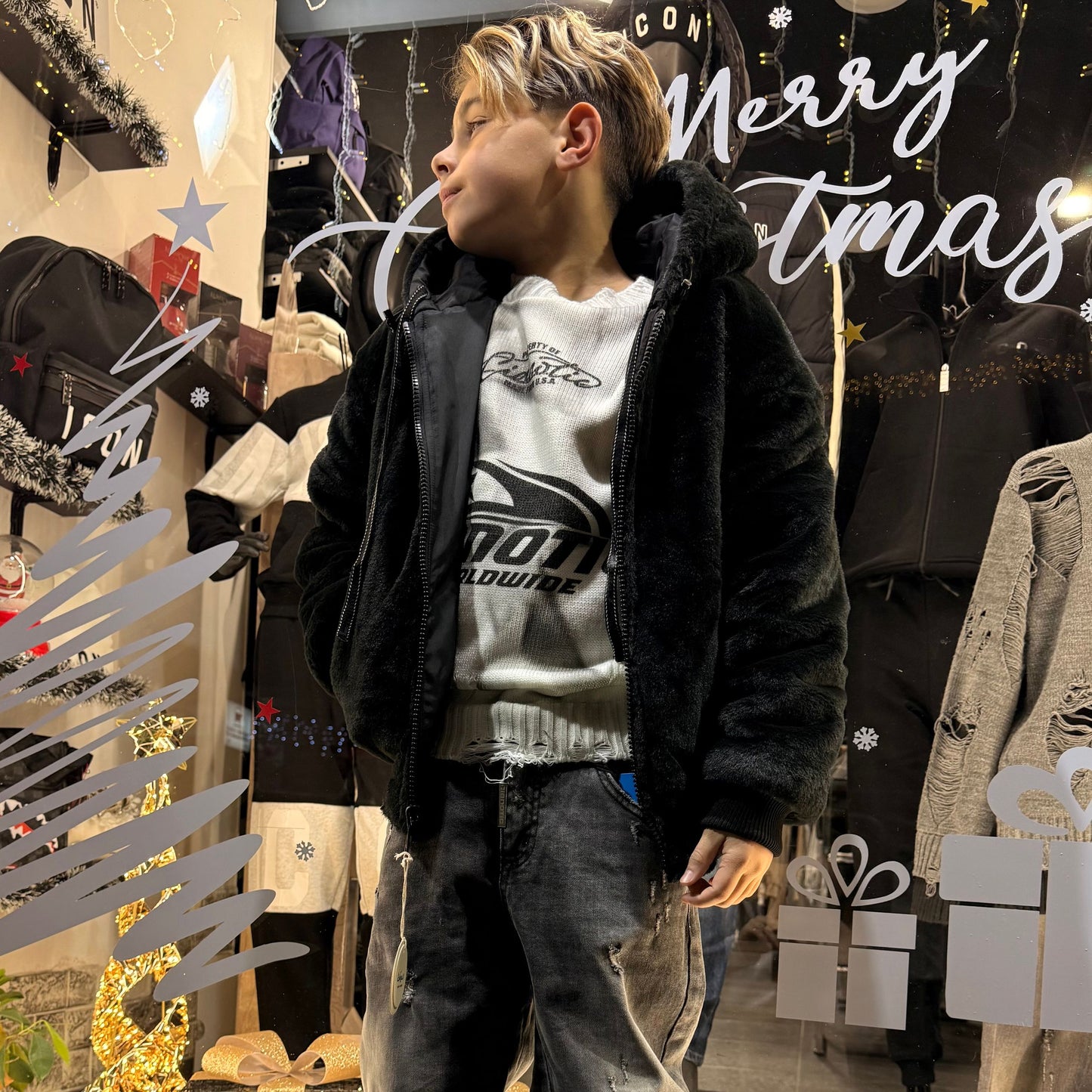 SZ147 GIUBBINO BIMBO REVERSIBILE - GIUBBINO BIMBO - IO CHICO