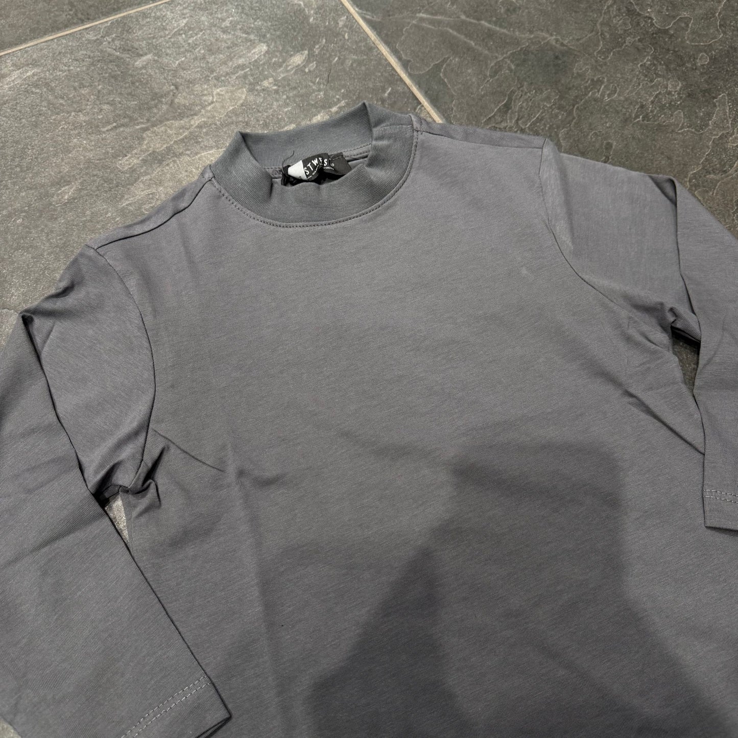 BT25 T-SHIRT MANICA LUNGA PIOMBO - T-shirt bimbo - just man