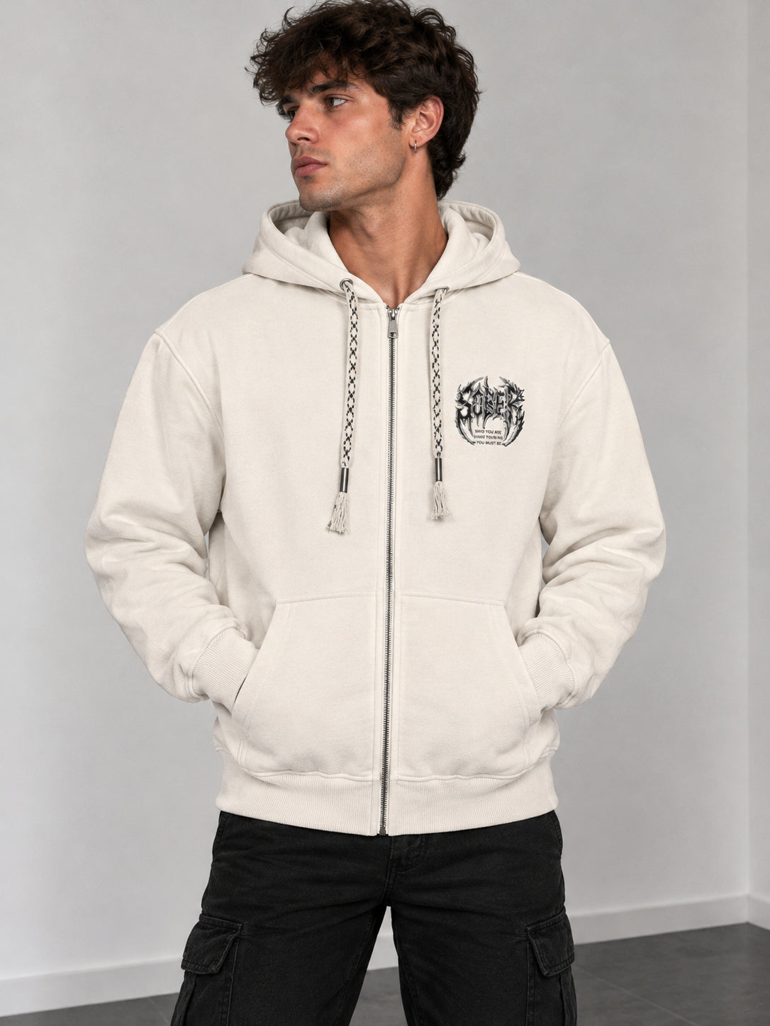 LF-244 FELPA UOMO BEIGE - FELPA UOMO -