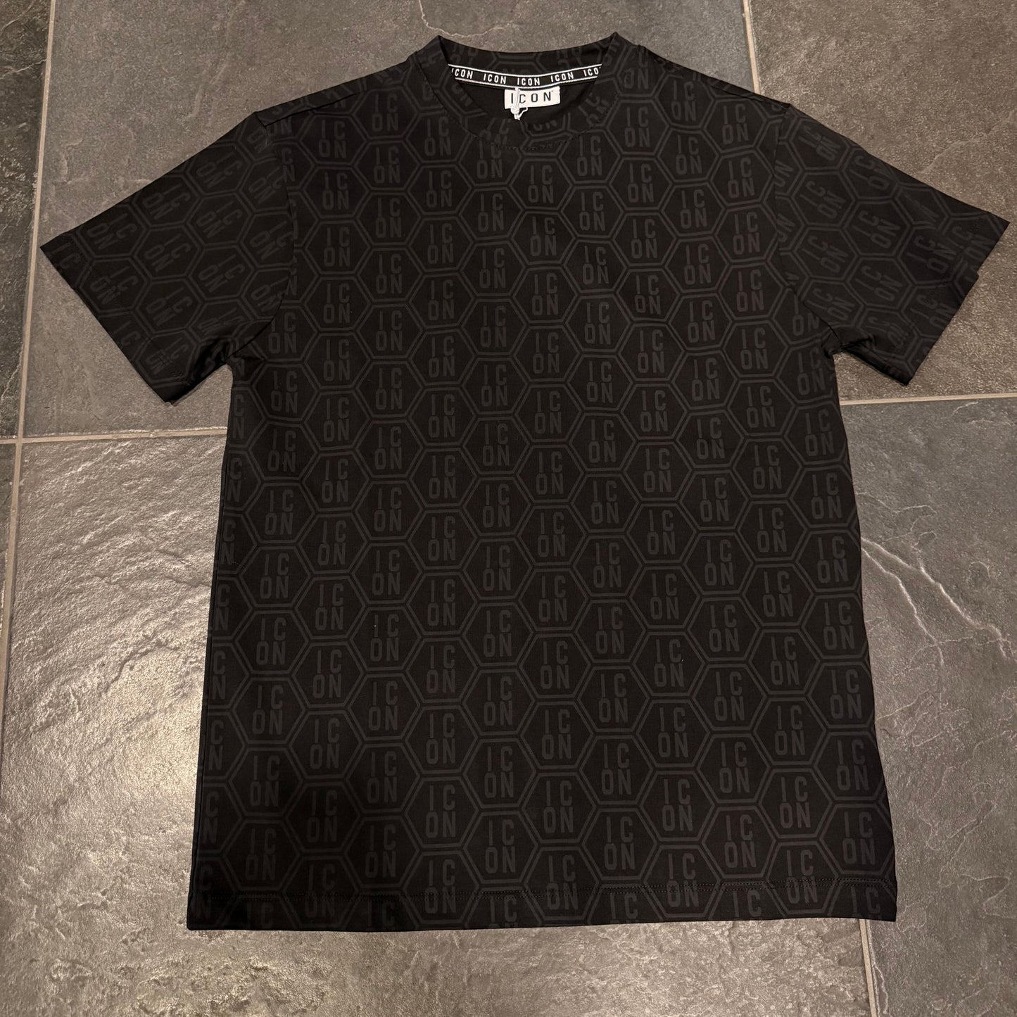 IUT039 T-SHIRT ICON NERA - T-shirt uomo - icon