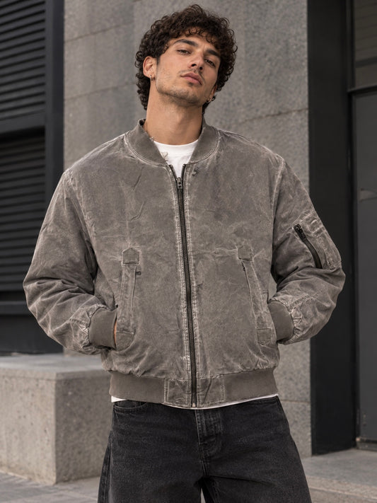 YC-3304 GIUBBINO UOMO GRIGIO - Giubbini uomo -