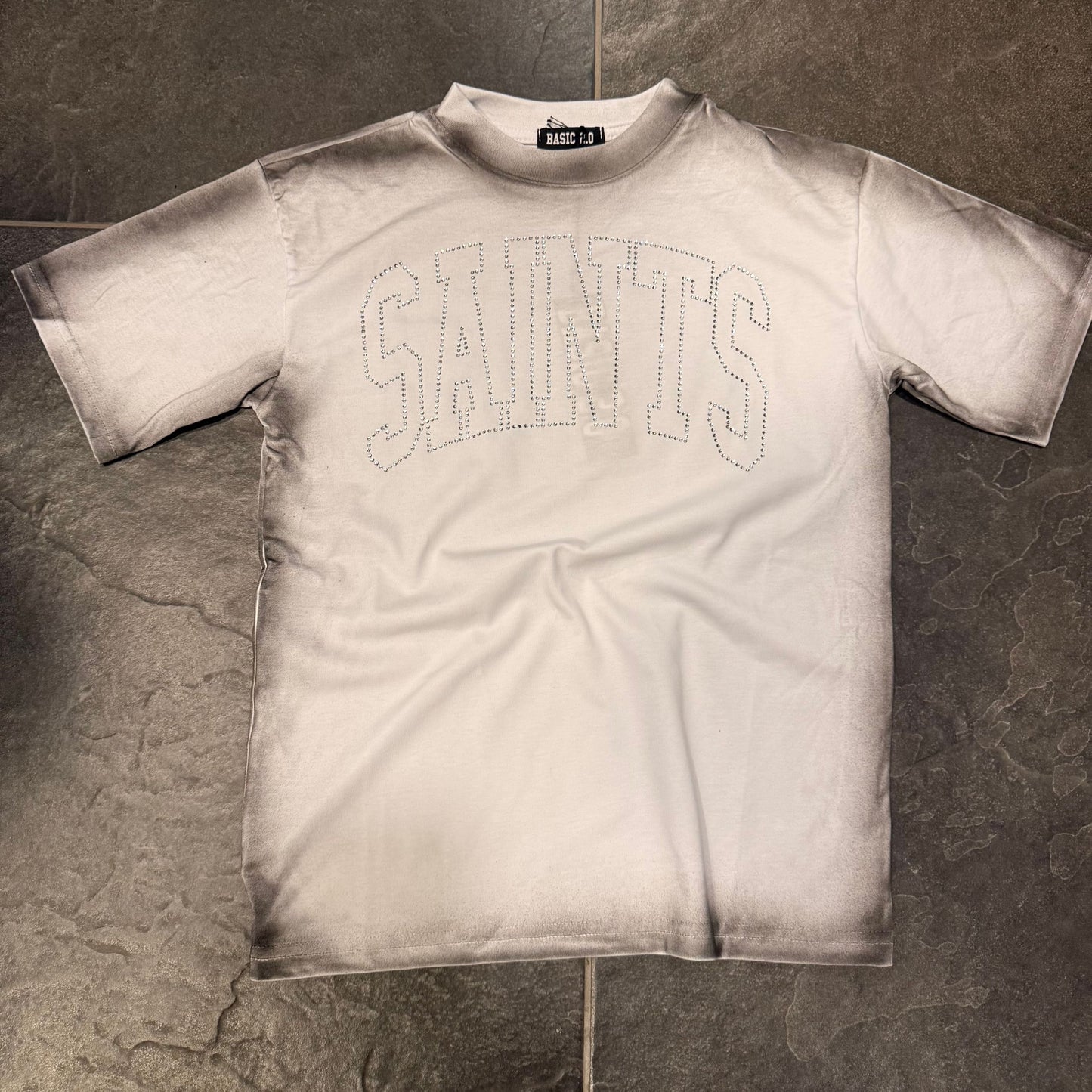 A8804 TSHIRT SAINTS BIMBO BIANCA - T-shirt bimbo -