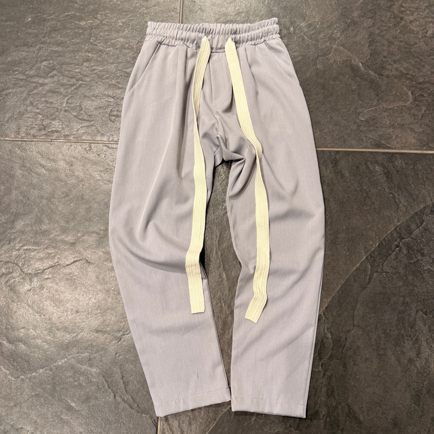 K609 PANTALONE BIMBO GRIGIO - Pantaloni bimbo -