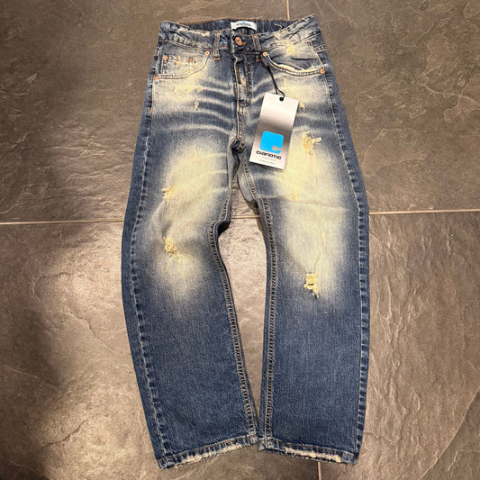 CB BAGGY 02 SABBIATO BLUE - JEANS BIMBO - CIANOTIC