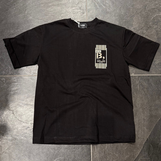 7661 T-SHIRT UOMO NERA - T-shirt uomo -