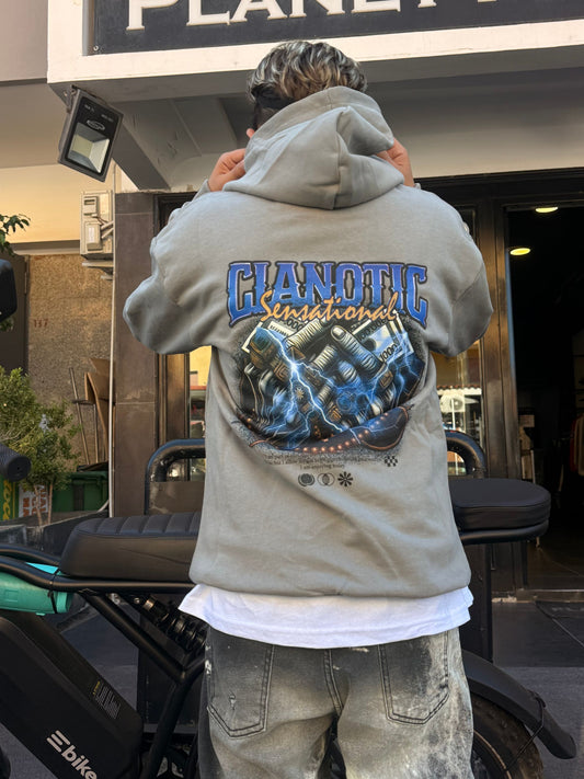 CB/HOODIE MONEY FELPA FERRO - felpa bimbo - CIANOTIC