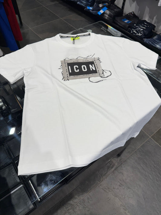 ICUS2S5T058 T-SHIRT ICON BIANCA - T-shirt uomo - icon