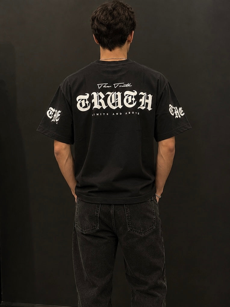 Z1781 T-SHIRT UOMO NERA - T-shirt uomo -
