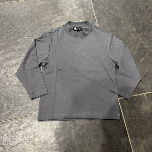 BT25 T-SHIRT MANICA LUNGA PIOMBO - T-shirt bimbo - just man