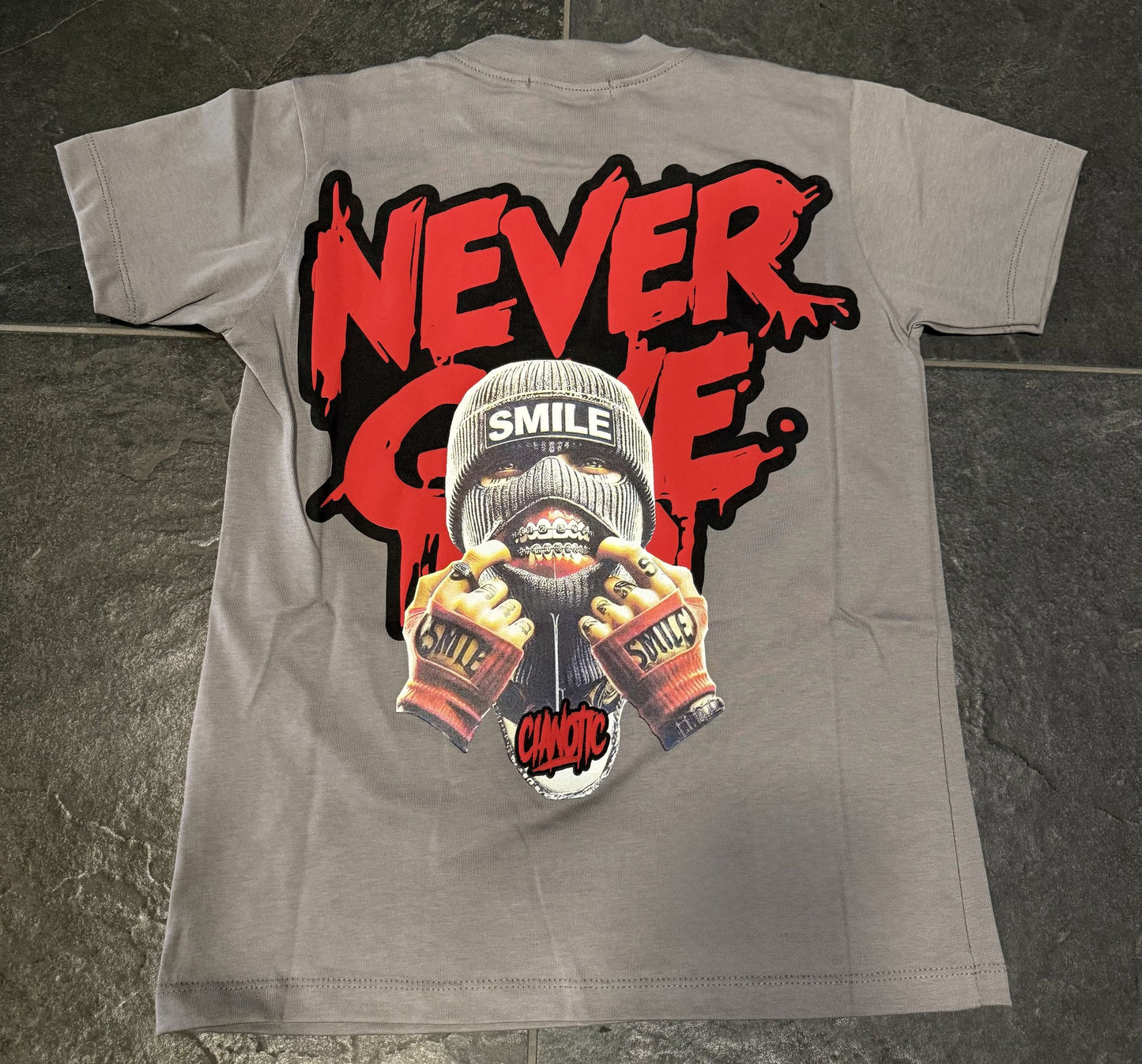 T/NEVER T-SHIRT GRIGIA - T-shirt bimbo - CIANOTIC