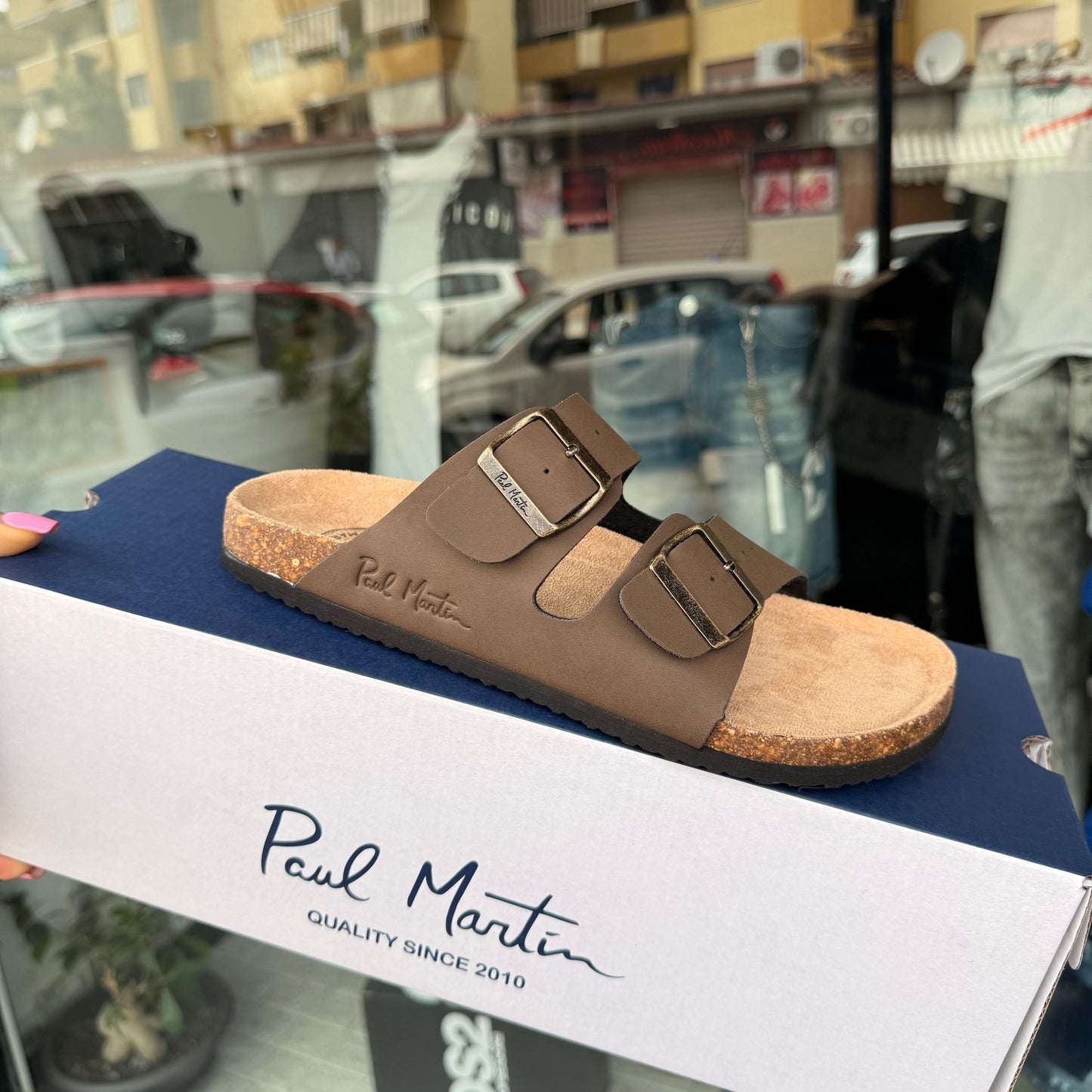 SANDALI PAUL MARTIN UOMO BROWN - Ciabatte uomo - PAUL MARTIN